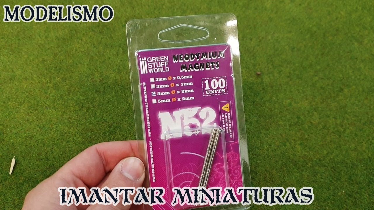 MODELISMO-IMANES PARA TUS BASES Y MINIATURAS!