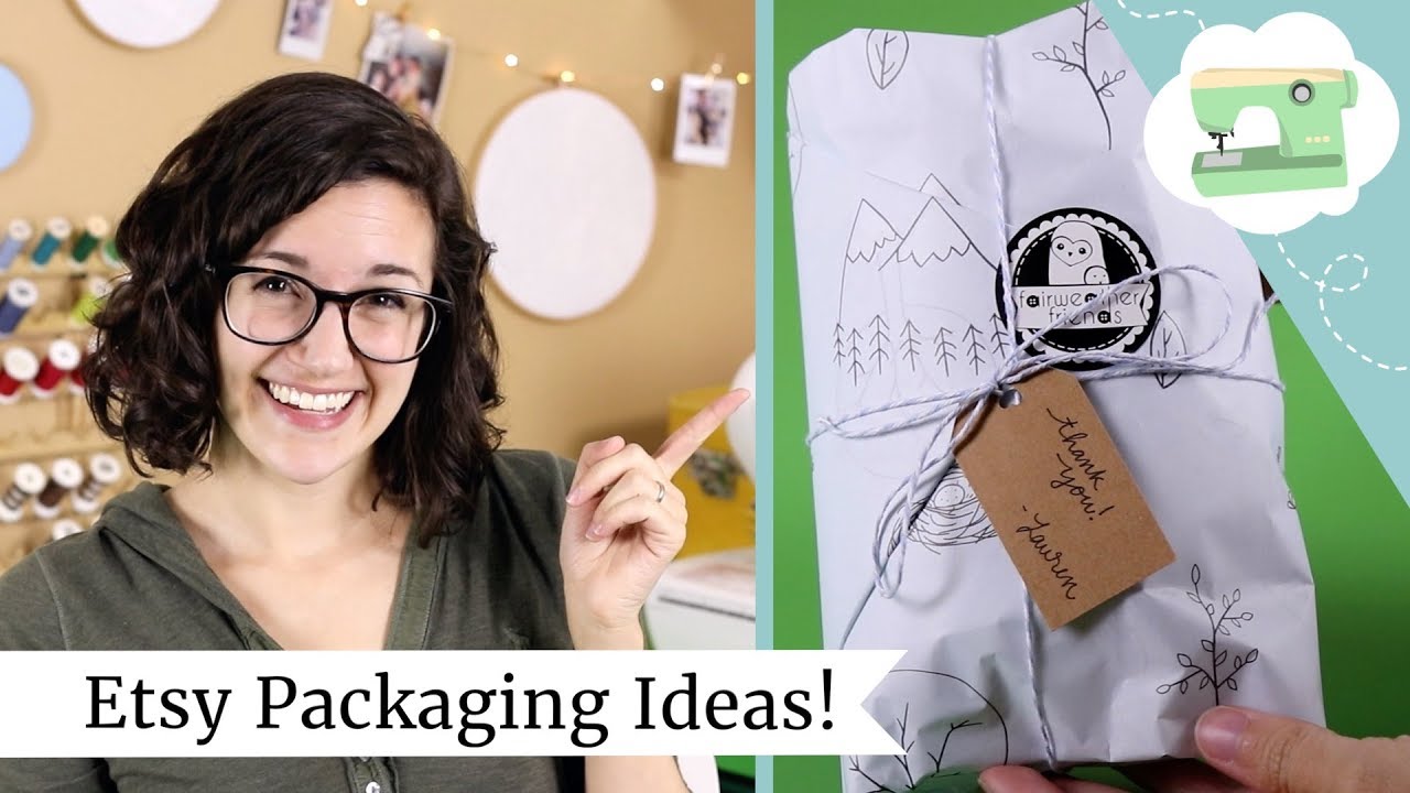 Etsy Packaging Ideas - How I package my Etsy orders + holiday shopping gift wrap hack!