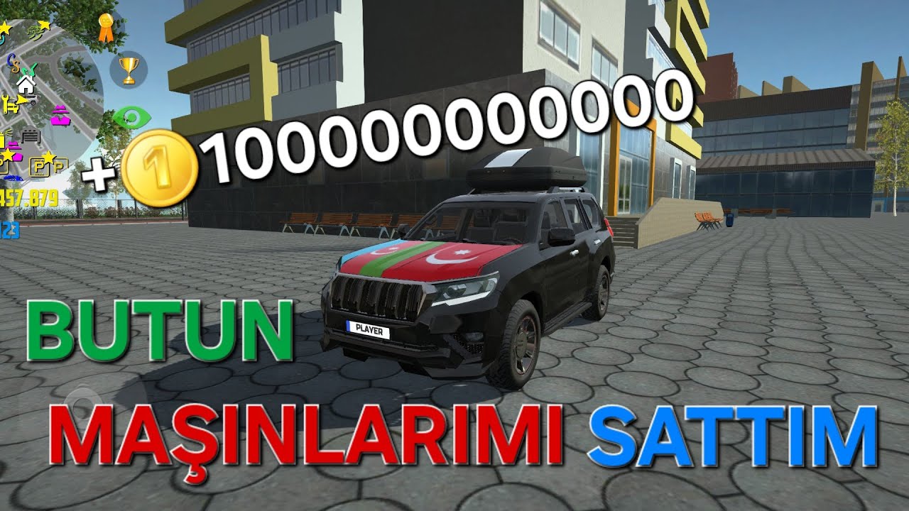 CAR SIMULATOR😄BUTUN MAŞINLARIMI SATTIM YENI PRADO ALDIM