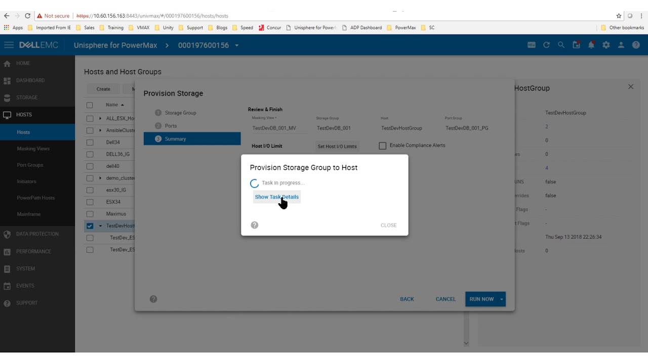 PowerMax Provisioning Demo