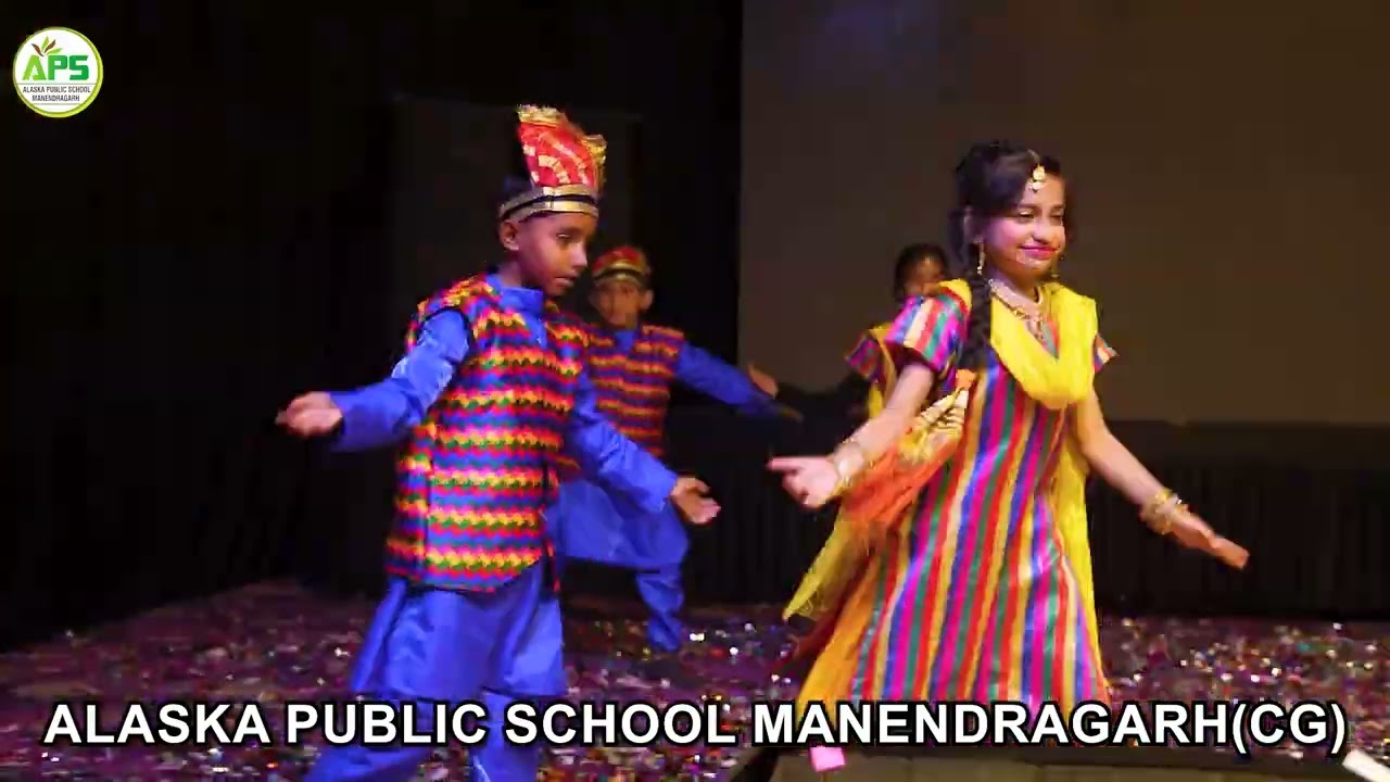 PUNJABI DANCE | ANNUAL FUNCTION 2025-26 | ALASKA PUBLIC SCHOOL MANENDRAGARH |
