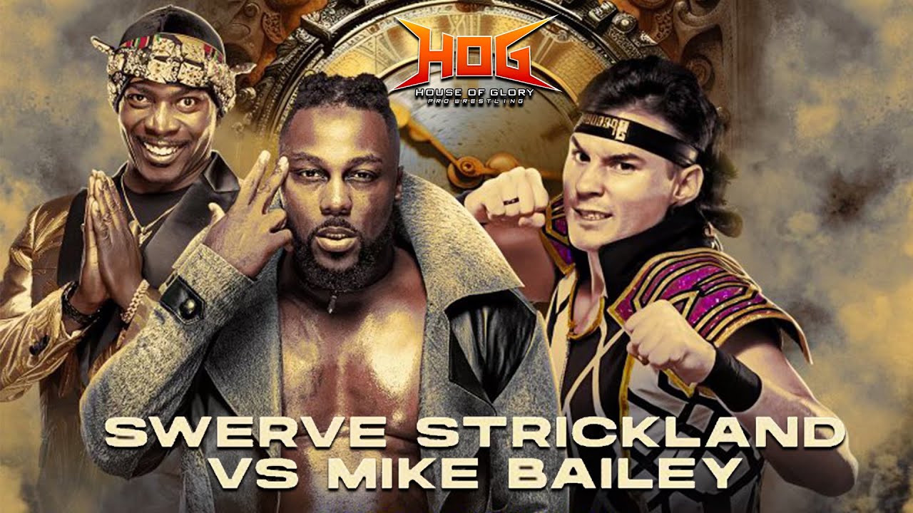 Swerve Strickland против Speedball Mike Bailey ПОЛНЫЙ МАТЧ - HOG The Darkest Hour - 1 декабря 202...