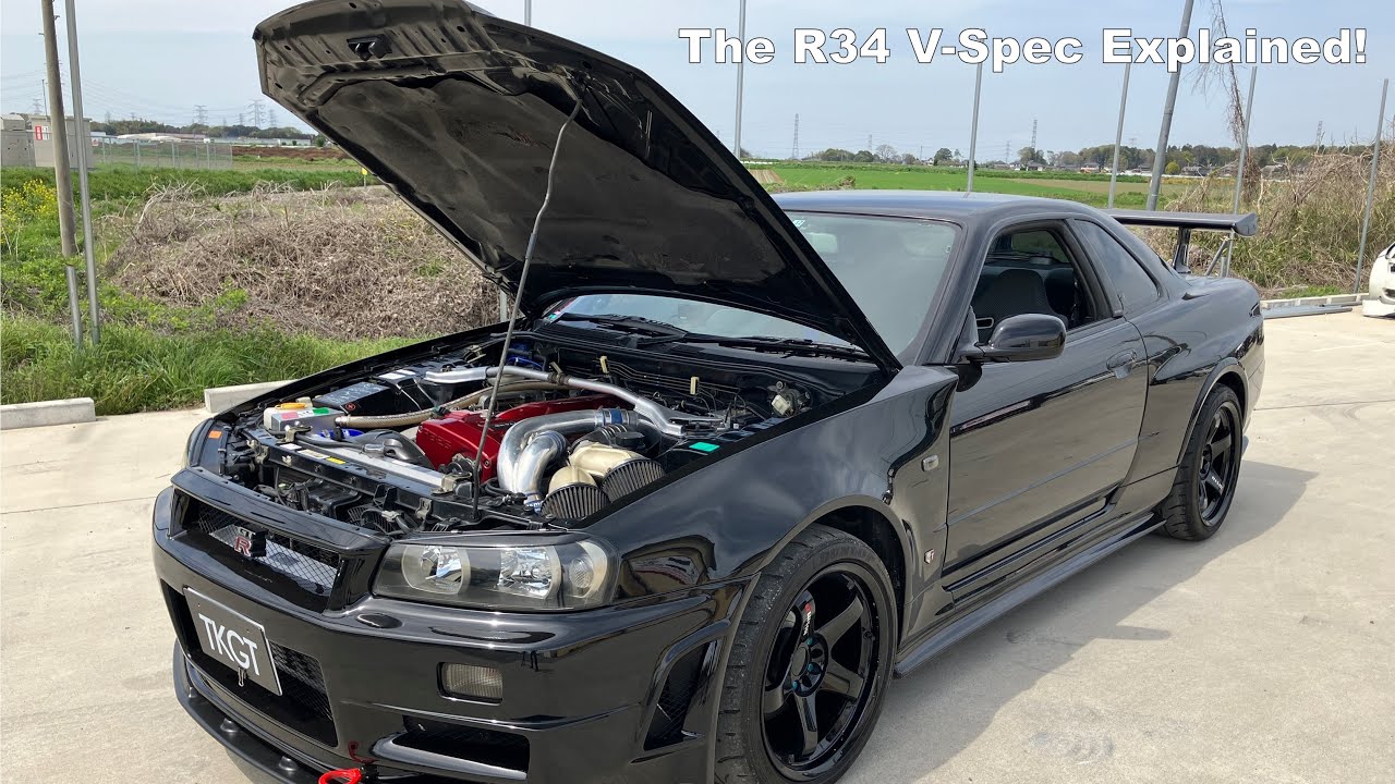 Чем R34 GT-R V-Spec отличается от обычного GT-R?