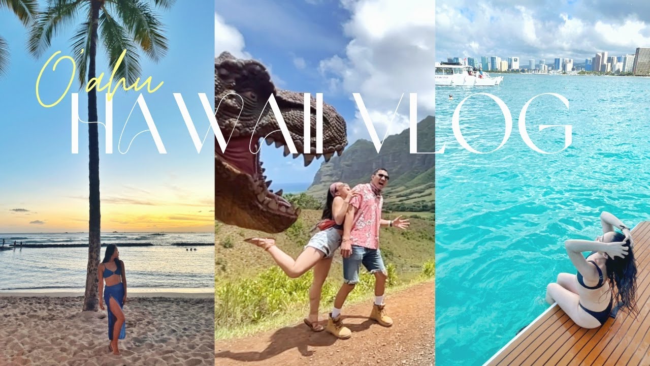 Hawaii Vlog Ep.2 | 夏威夷Go-City 省很大🤩、看侏儸紀公園拍攝場景、浮潛看海龜