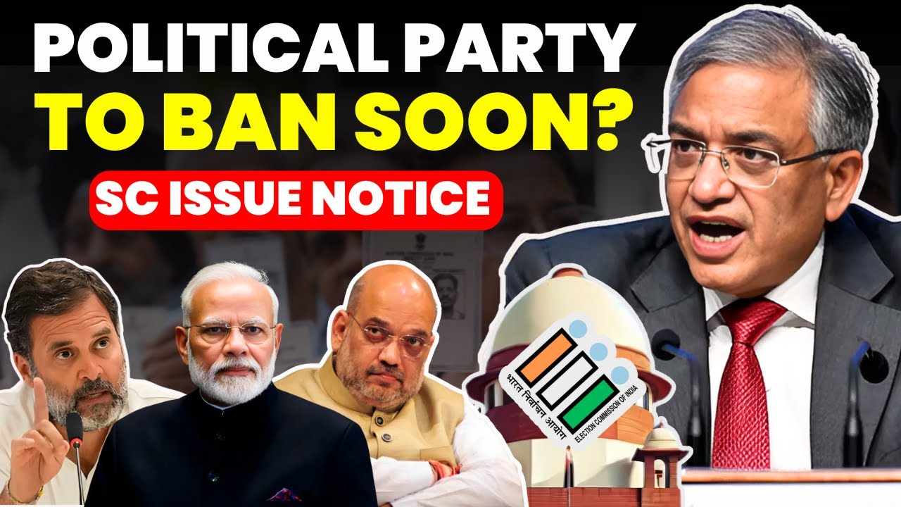ECI TO BAN POLITICAL PARTY SOON? SC ISSUE NOTICE #supremecourtofindia #electioncommissionofindia