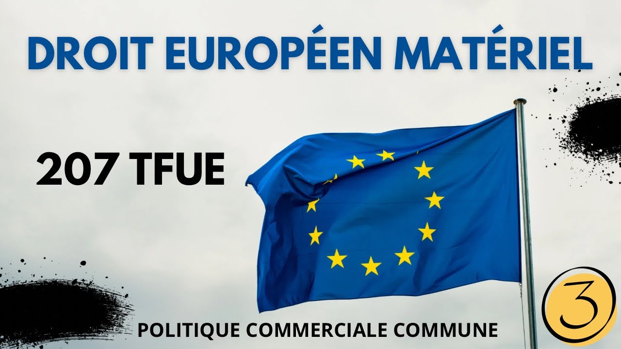Droit européen matériel - Leçon #3 : L'article 207 TFUE (PCC)
