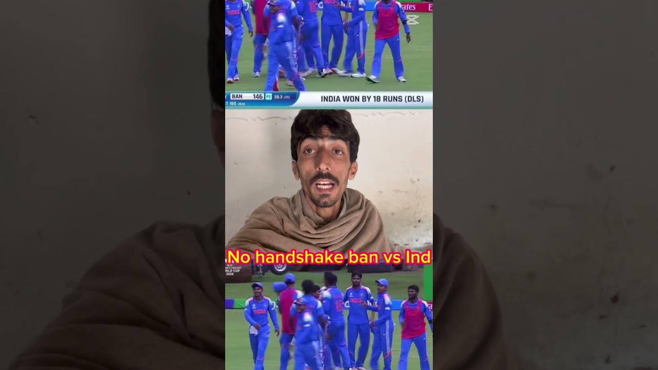 No handshake India vs Bangladesh 