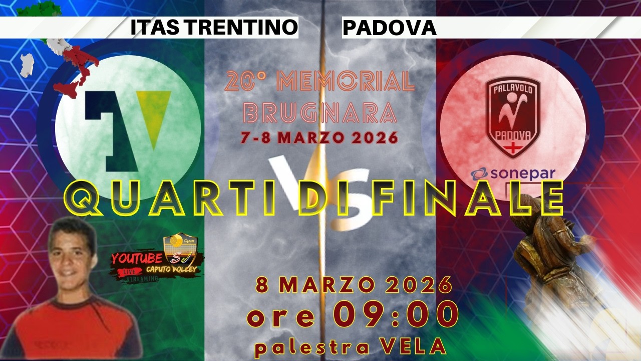 20° Memorial Brugnara – Quarti di Finale: Trento vs Padova
