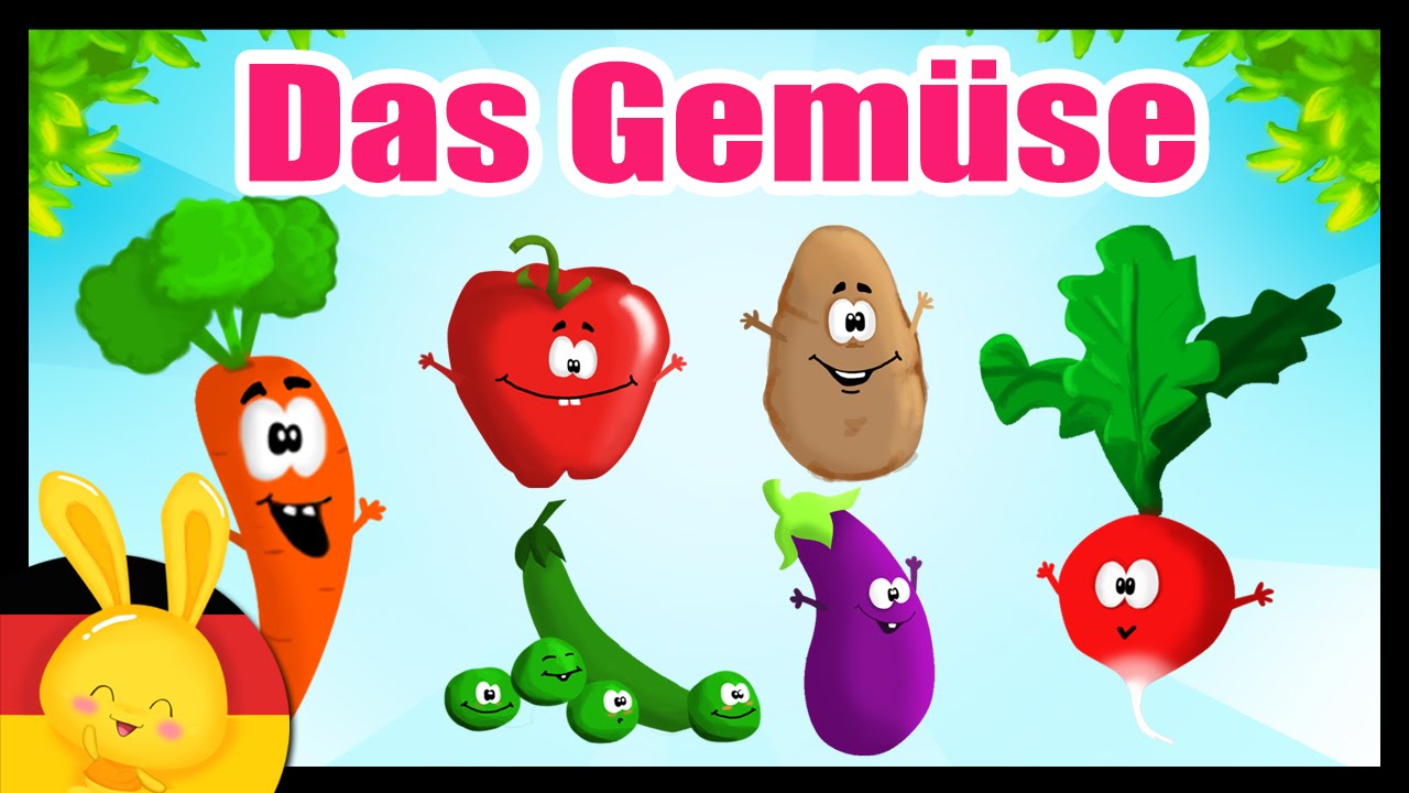 Das Gemüse auf deutsch lernen - German vocabulary - Fruits & vegetables - Titounis