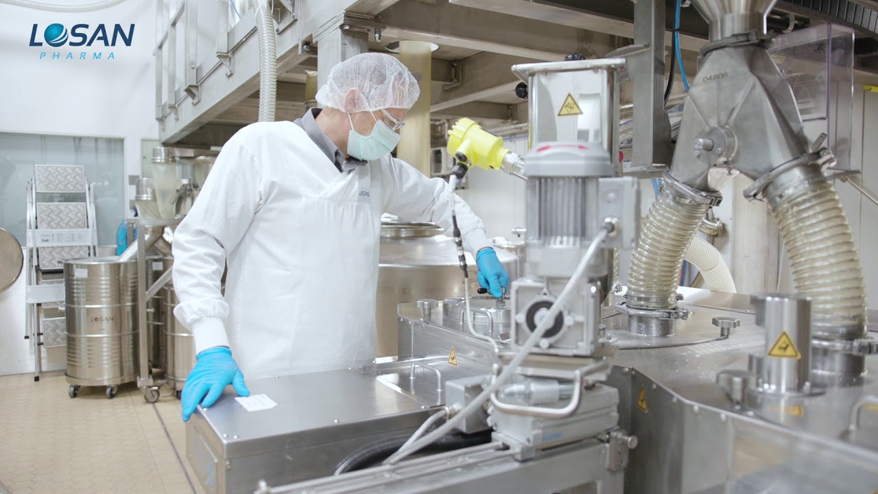 Herstellung von Granulaten bei Losan Pharma