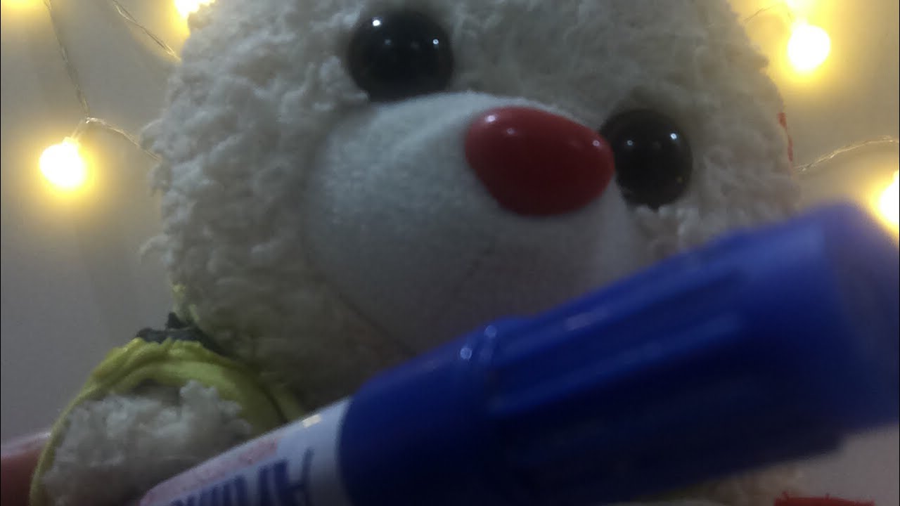 Low quality ASMR — marker on your face cause why not