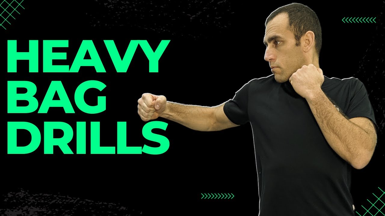 4 Krav Maga Heavy Bag Drills In 2 Minutes-  Krav Maga Striking