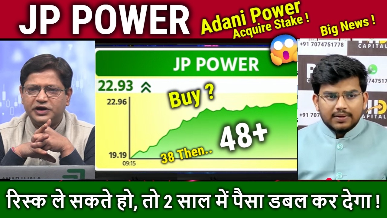JP POWER share Future analysis,kahan tak jaega,Buy ?,Adani,jp power ventures latest news,target 2030