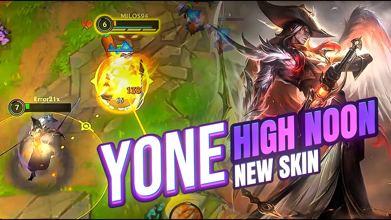 NEW Yone High Noon Skin vs Twisted Fate | Wild Rift Gameplay (18/5/5)