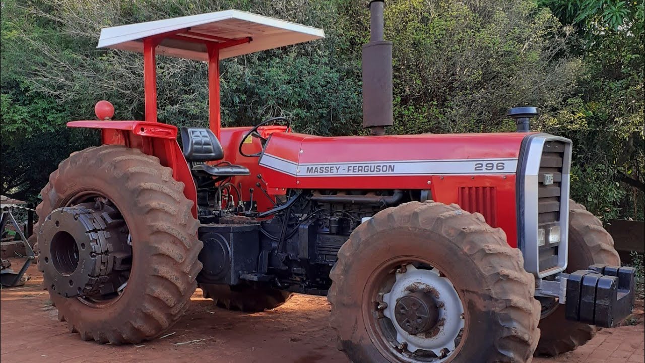 massey ferguson 296 4×4 no preparo de solo para plantio feijao!