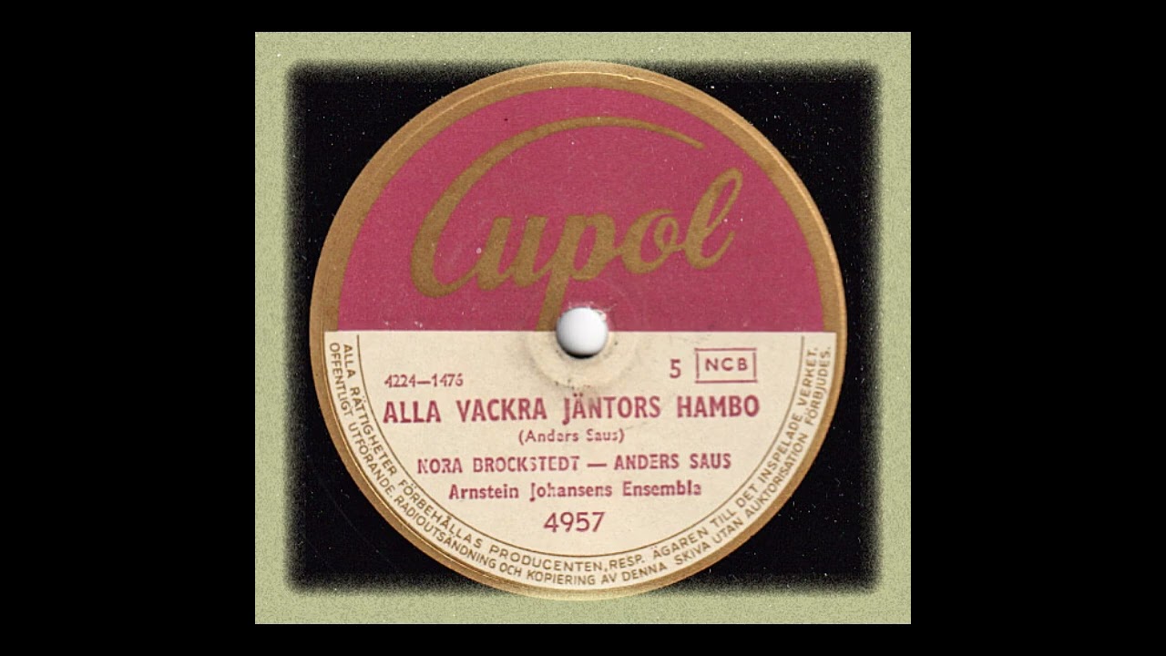 NORA BROCKSTEDT-ANDERS SAUS - ALLA VACKRA JÄNTORS HAMBO