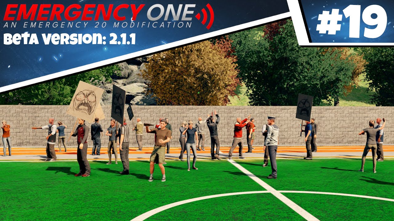 Emergency One [Emergency 20 Modifikation] 🚒 #19 - GROSSDEMO auf dem FUSSBALLPLATZ! ⚽ | Brandstedt