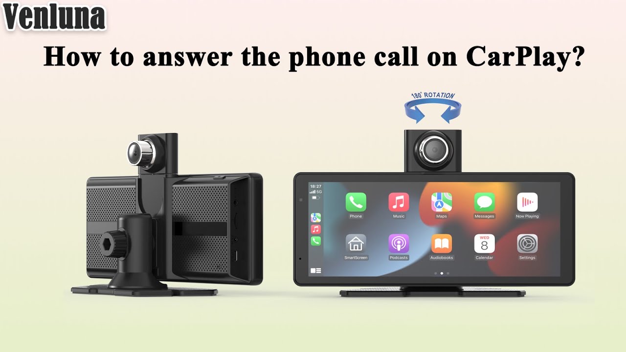How to answer a phone call on CarPlay?