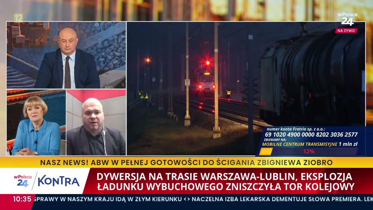 Potężny wybuch na torach kolejowych! To element większej operacji! Kontra