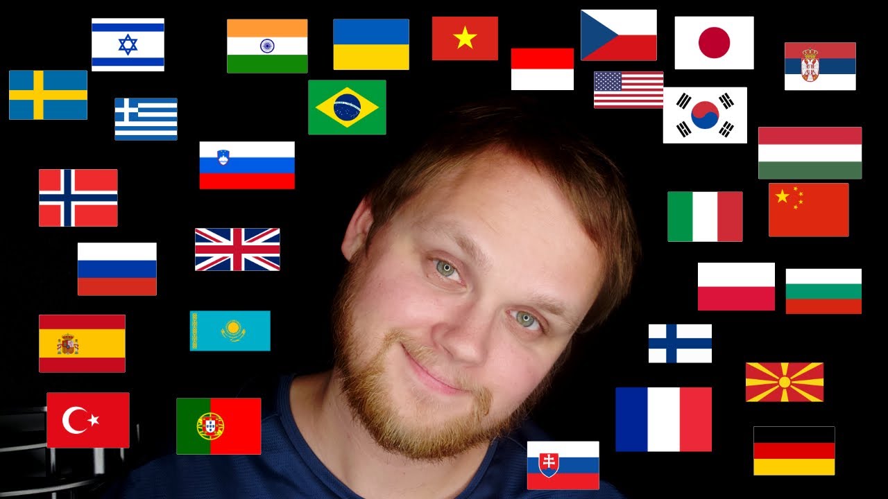 ASMR Different Languages Whispering (Russian, Turkish, German, Portuguese, Spanish, Arabic, ...)