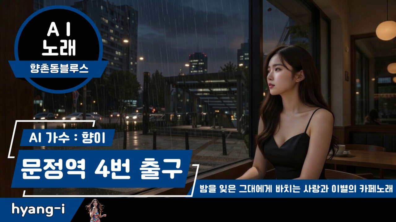 AI 노래 / 문정역 4번 출구 (영상) / AI 가수 #향이 / 작사 조용한 / 작곡 #suno AI / 저작권 - #향촌동블루스 / #ai노래 #ai가수 #ai노래만들기