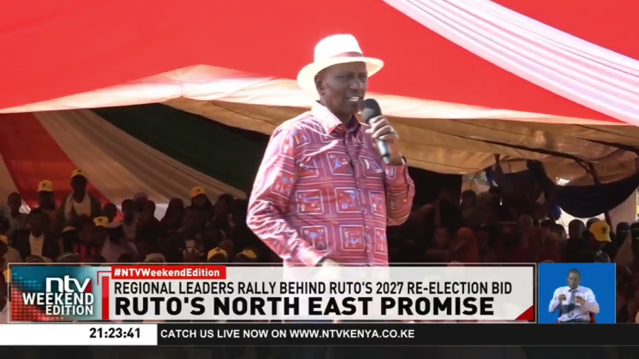 Ruto vows rapid development in the North Eastern region as he begins his tour