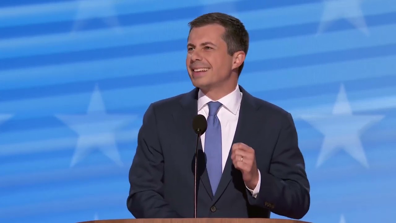 Former Mayor Pete Buttigieg speaks at the 2024 Democratic National Convention | DNC Day 3