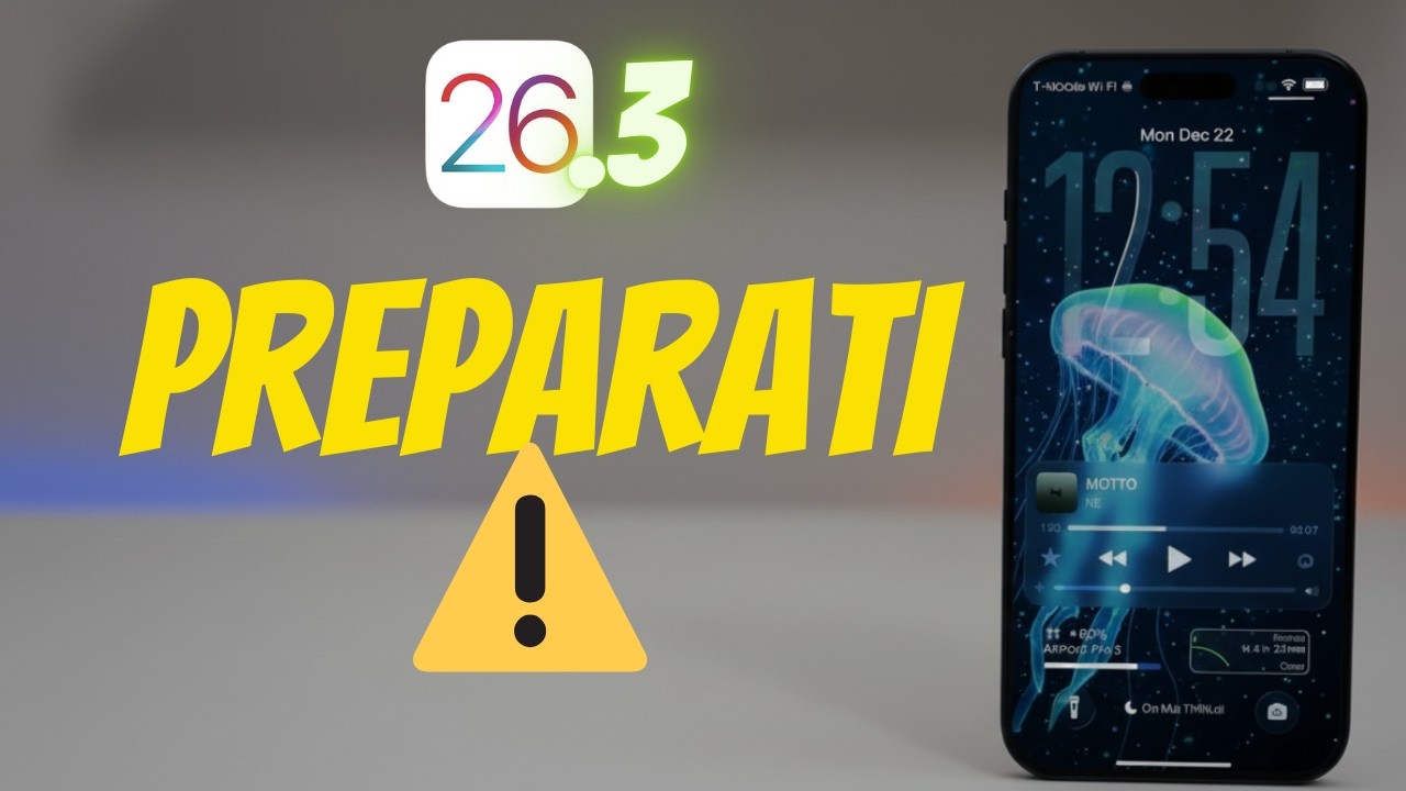 PREPARATI PER iOS 26.3 ⚠️ Fai Questo Prima di Aggiornare