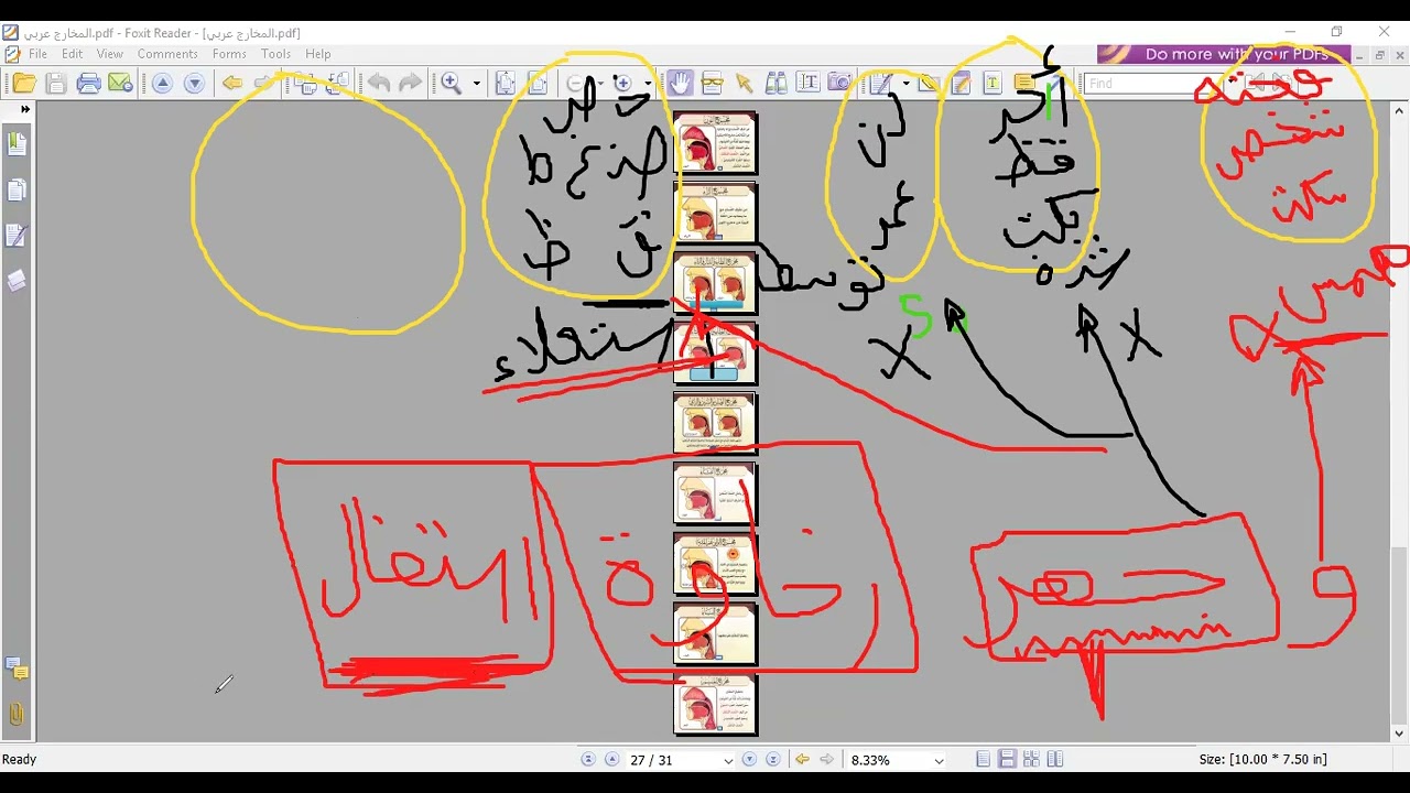 شرح مخرج  الواو