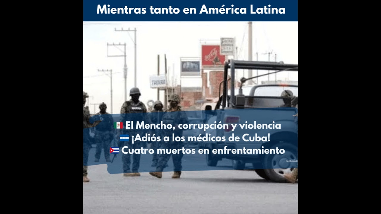 El Mencho, control territorial y corrupción. Bolivia, avionazo militar. Argentina, reforma laboral