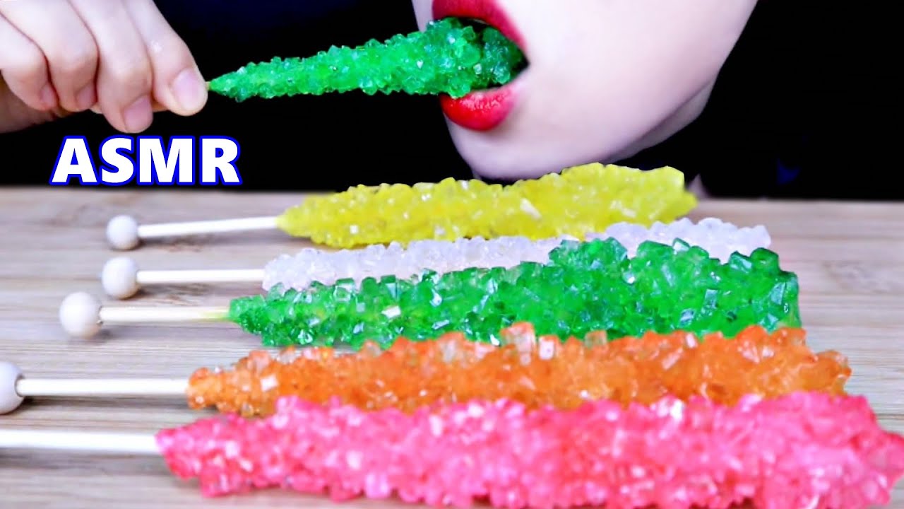 ASMR rockcandy *신나는 락캔디 깨지는 소리, 사탕 EATING SOUNDS