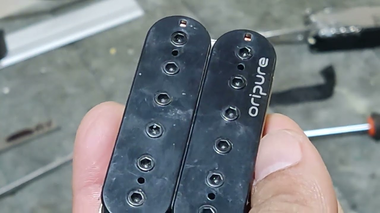 Cambio de imanes en pastillas humbuckers, una gran mejora muy barata, con prueba de sonido.