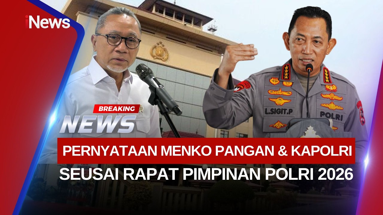 🔴BREAKING NEWS - PERNYATAAN KAPOLRI JENDERAL LISTYO SIGIT SEUSAI PIMPIN RAPIM POLRI 2026 (10/02)