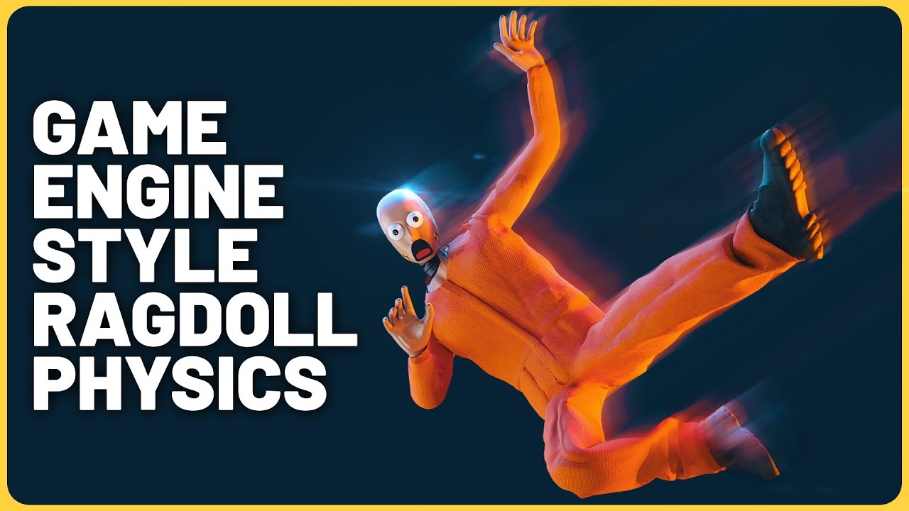 EASY Rag Doll Physics in Blender 3D!