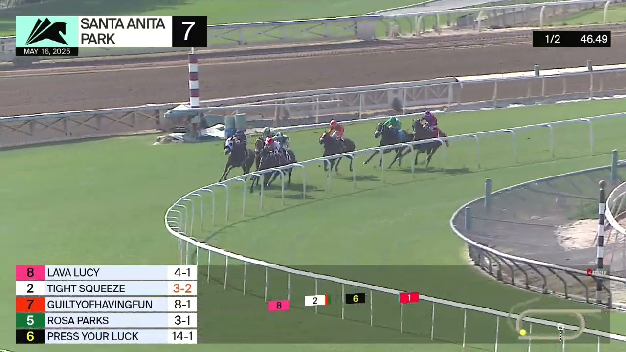 Rosa Parks wins Race 7 on Friday, May 16 at Santa Anita Park