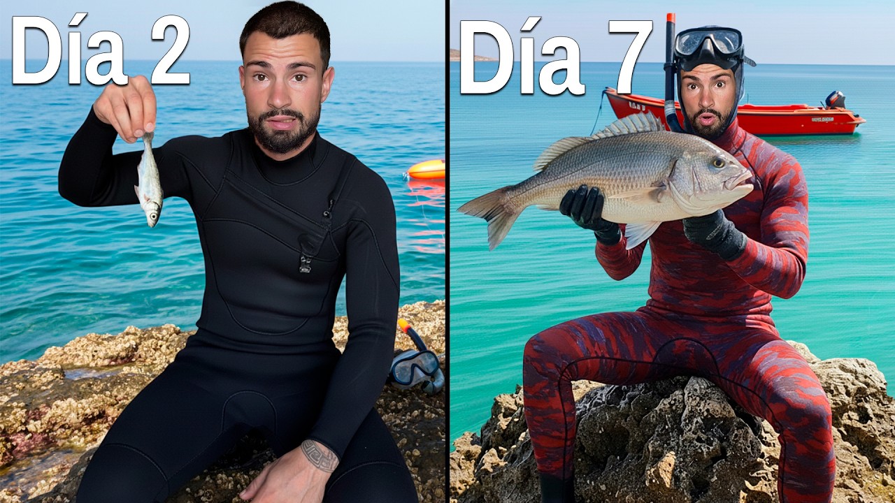 Aprendí pesca submarina en solo 7 días