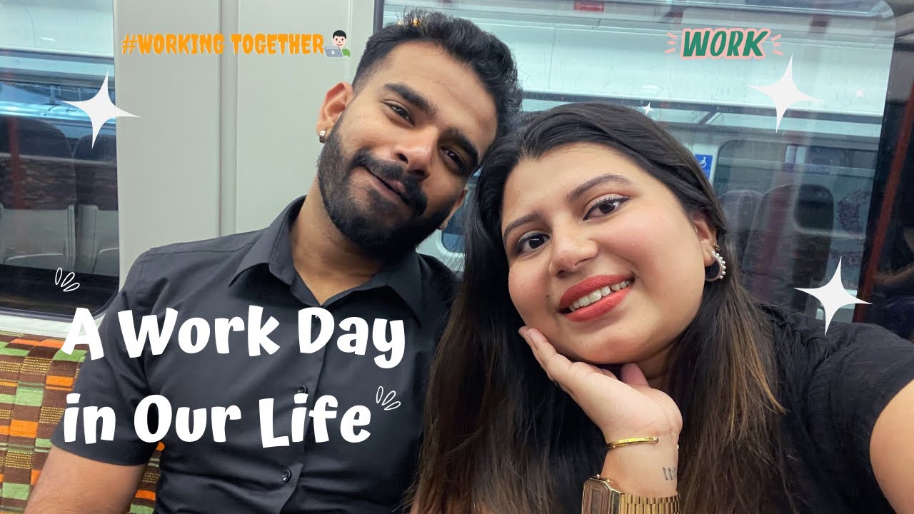 UK- il അങ്ങനേ നമ്മുക്ക് ഒരുമിച്ചു JOB കിട്ടി | A WORK DAY IN OUR LIFE | JABBUU AND JUU