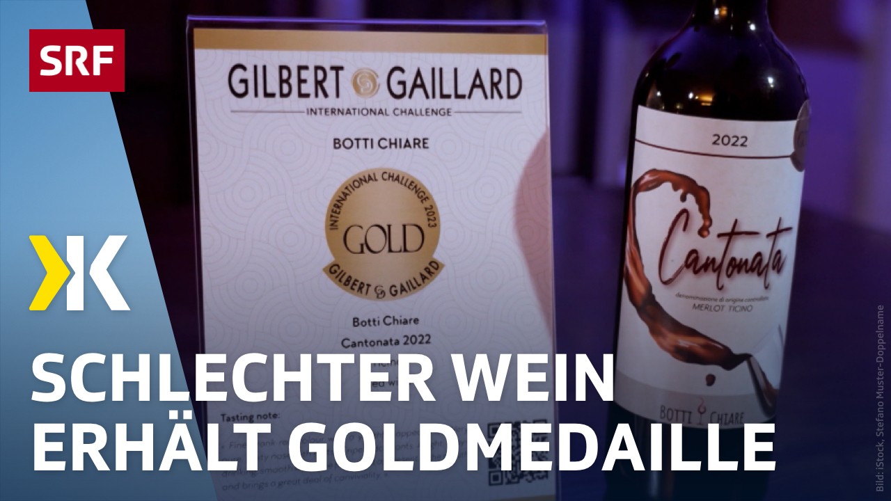 Gold f&uuml;r nichts: Schlechter Rotwein gewinnt internationalen Wettbewerb | 2024 | Kassensturz | SRF