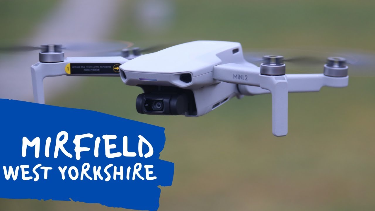DJI Mini 2 flight - MIRFIELD West Yorkshire England