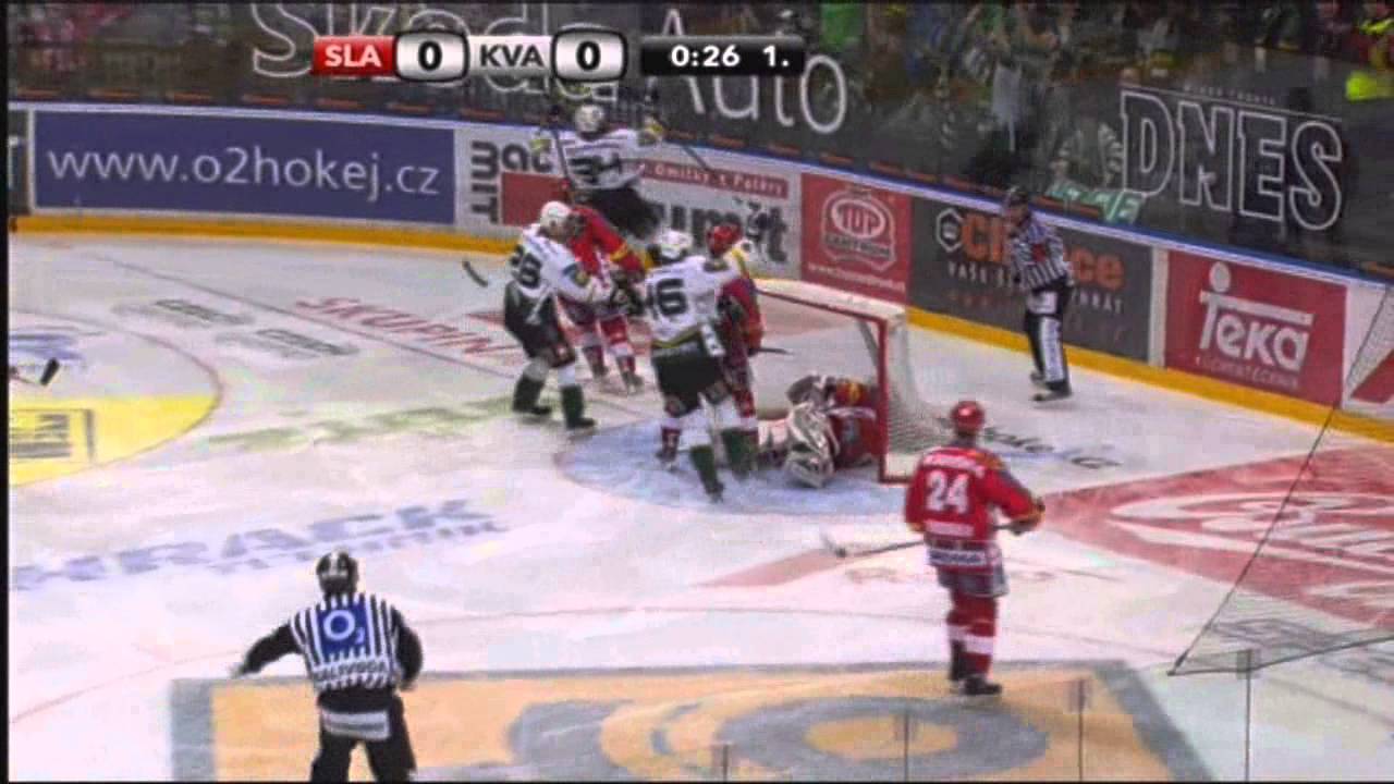 Play off O2 extraligy 2008/2009 - finále: HC Slavia Praha vs. HC Energie Karlovy Vary
