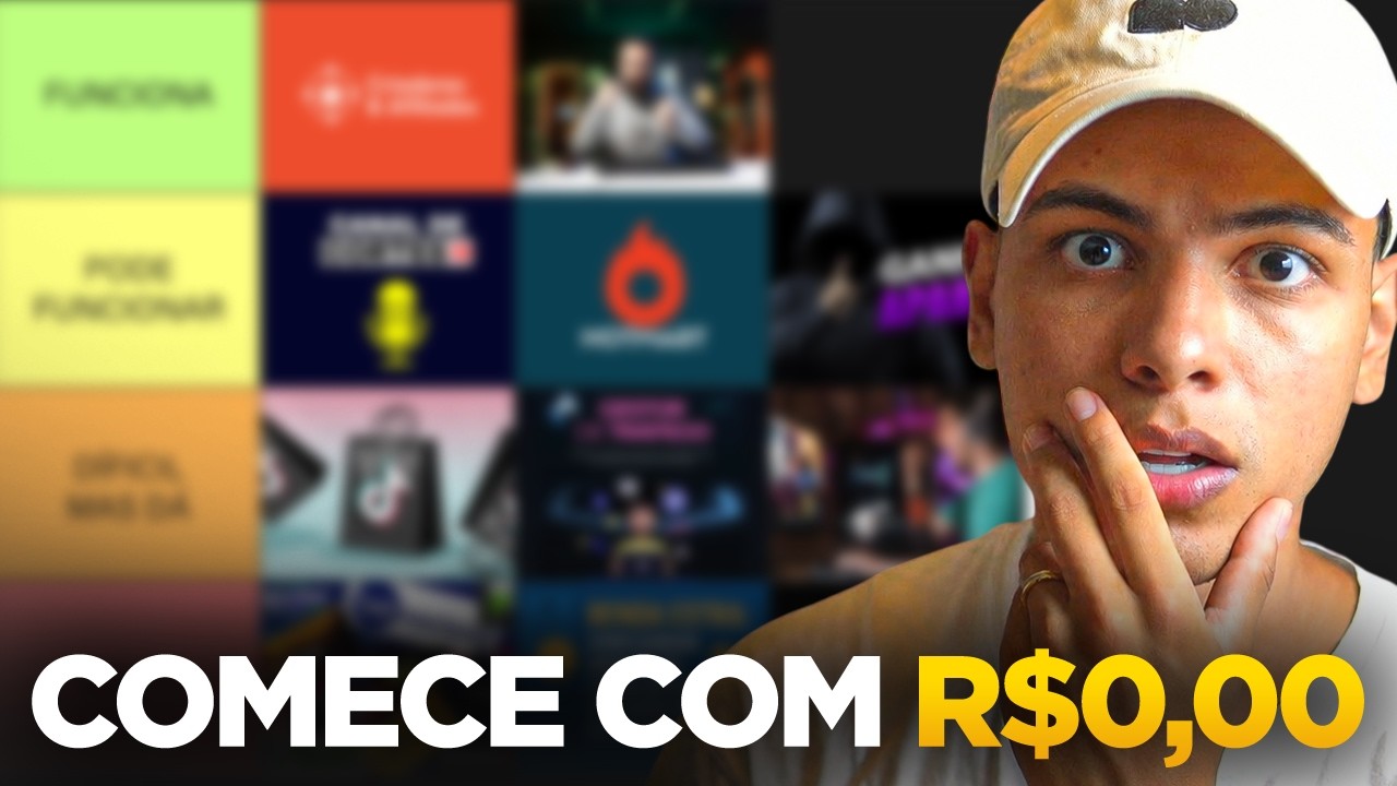 TIER LIST: OS MELHORES JEITOS DE TRABALHAR NA INTERNET (SEM GASTAR NADA)