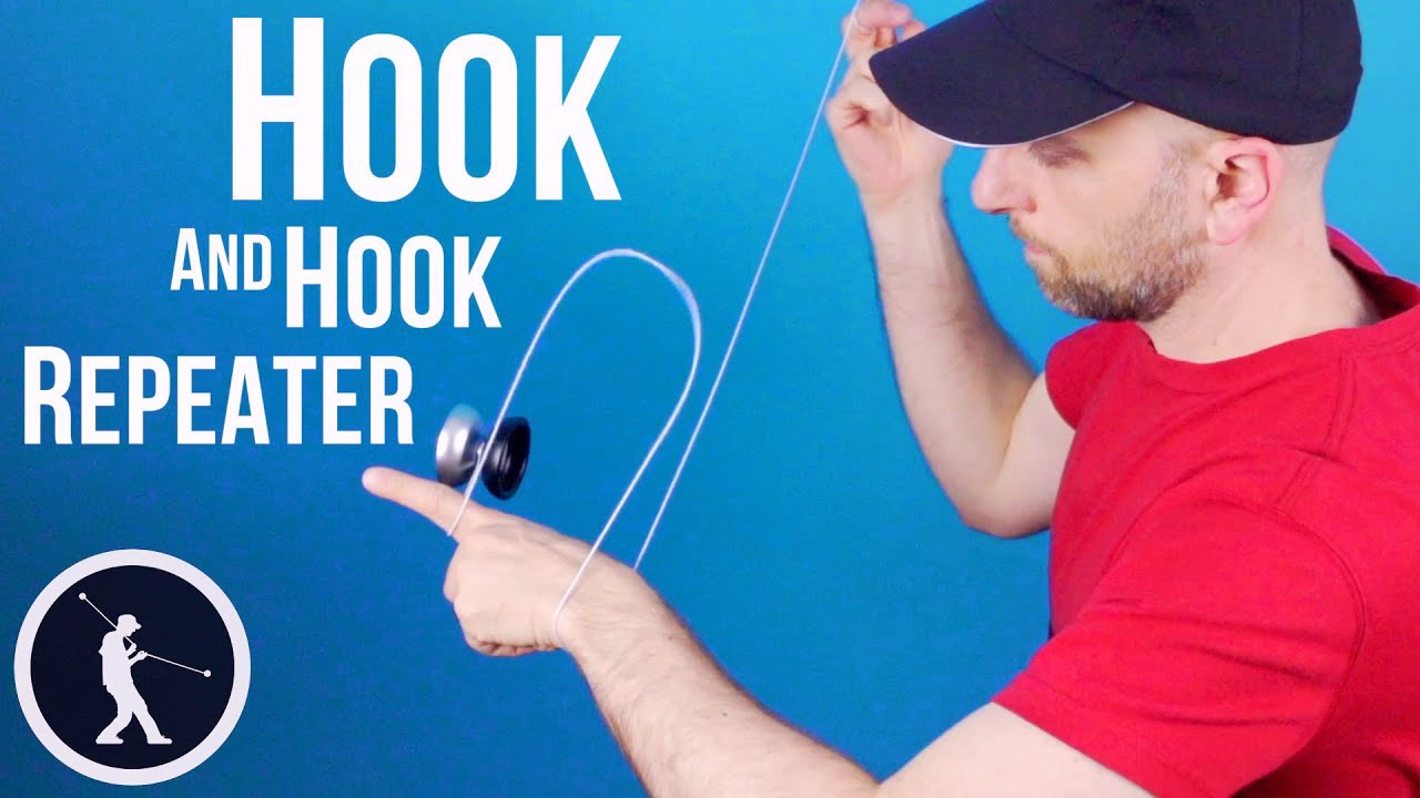 Как делать трюки с йо-йо Hook and Hook Repeater - Hidemasa Hook