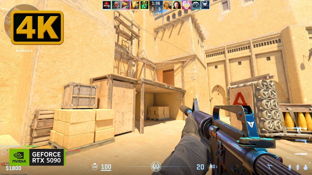 Counter-Strike 2 Gameplay 4K (No Commentary)