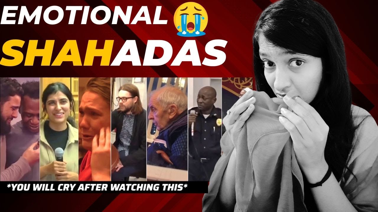 INDIAN REACTION on Emotional SHAHADA COMPILATION | Don't Cry While Watching This @AkrokReaction