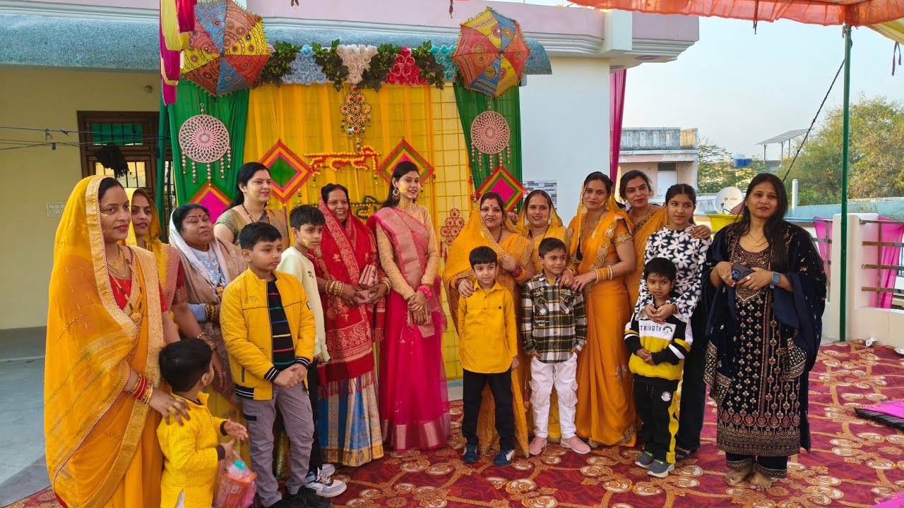 Haldi ka program ❤️