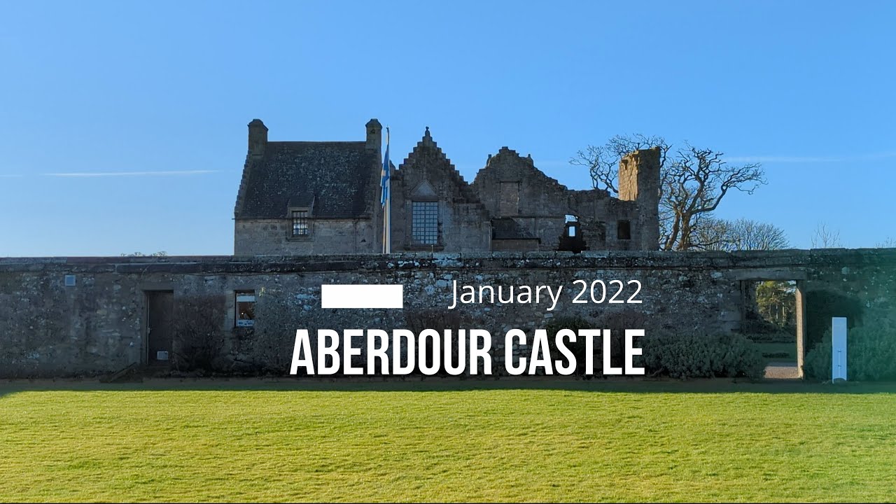 Aberdour Castle, family trip, January 2022