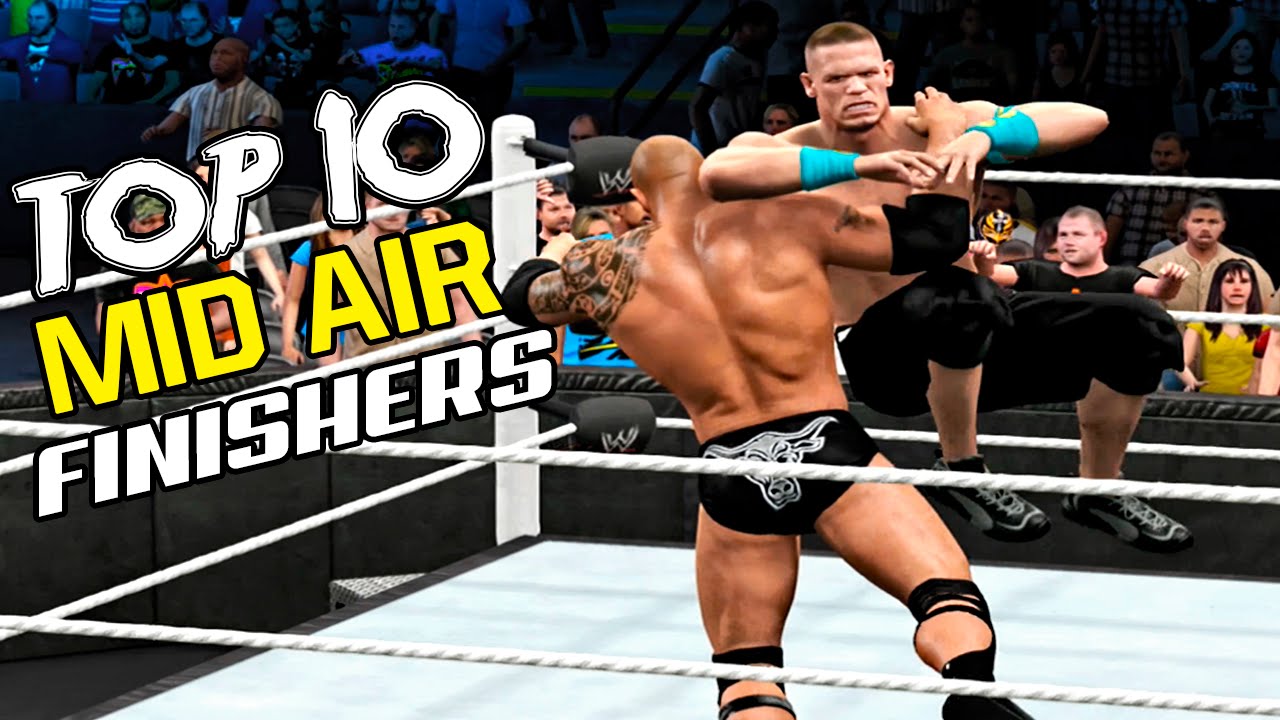 WWE 2K15 - Top 15 Mid Air Finishers - Countdown to WWE 2K16