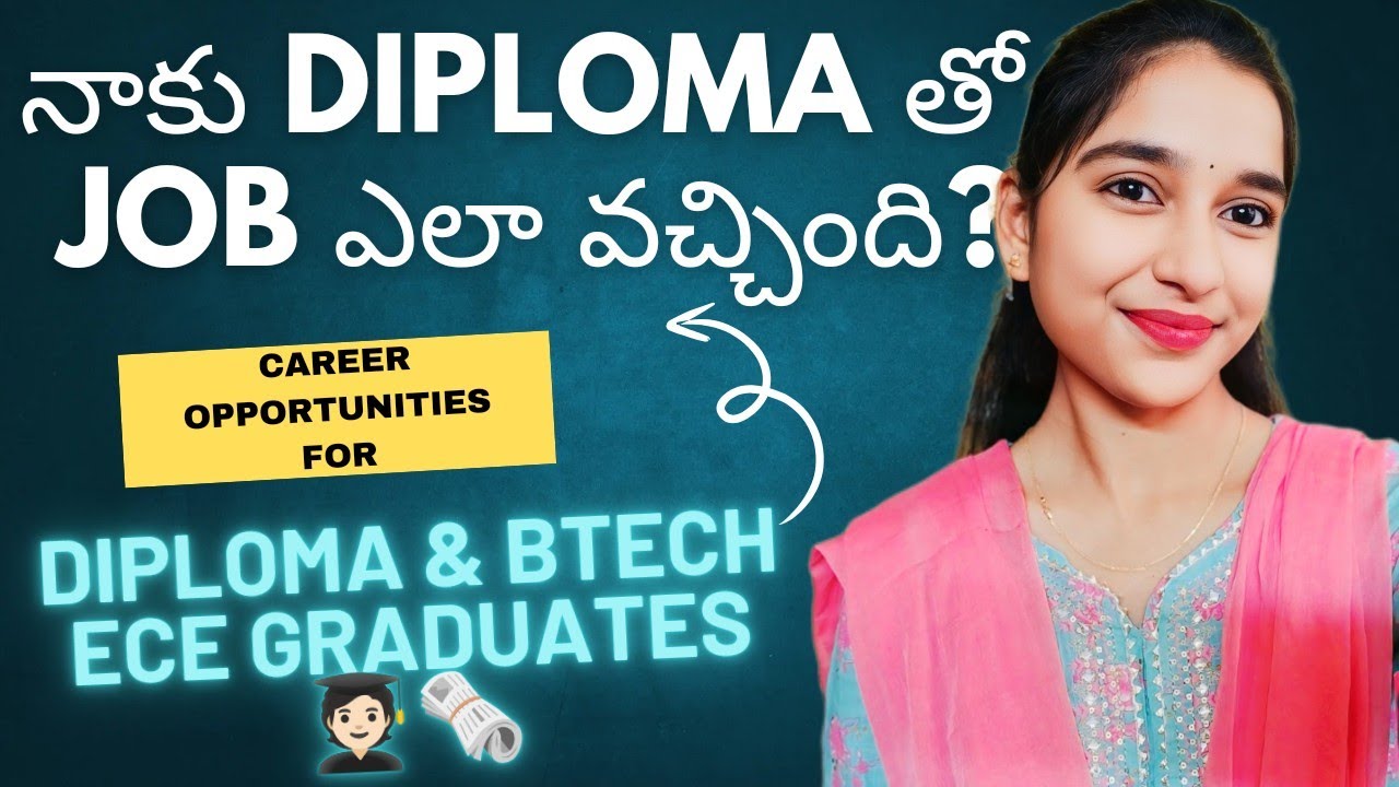 Career opportunities for ECE Diploma&Btech graduates #jobseekers #govtjobs #privatejobs #diplomajobs