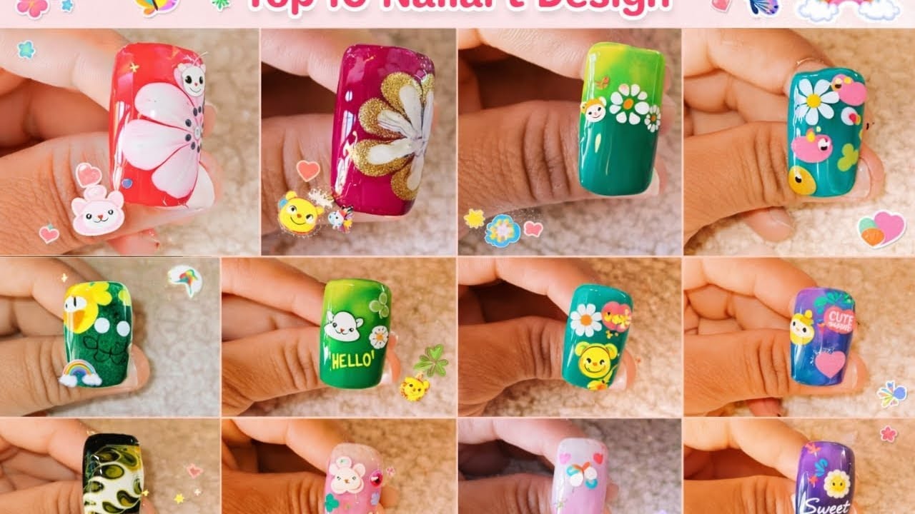 Top 10 Nail Art Designs 2026 💅 | Cute & Easy Nailart Ideas for Beginners | Long Video Tutorial