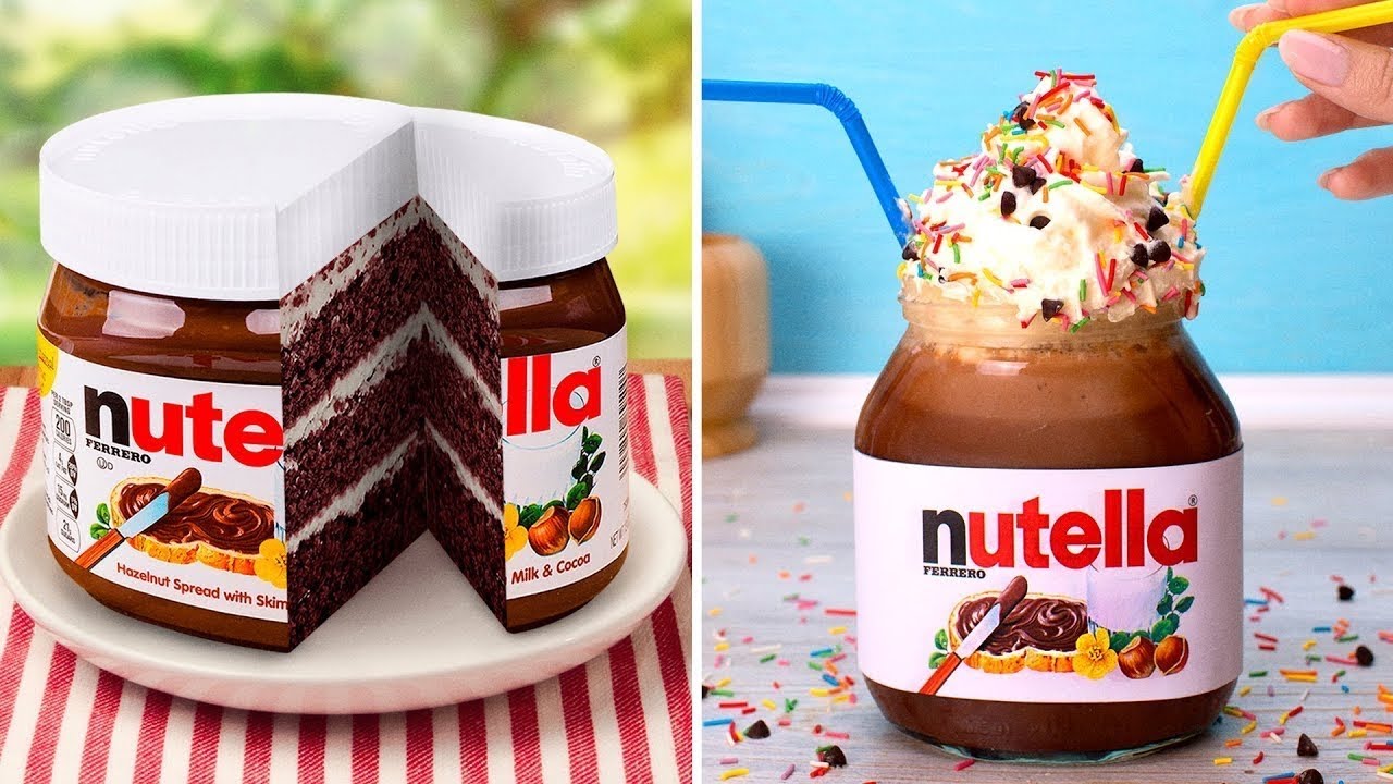 5 POSTRES DE NUTELLA SIMPLEMENTE GENIALES Y DELICIOSOS | NatyGloss Cocina